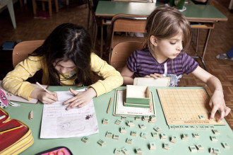 La scuola Montessori a Milano.